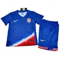 Camiseta Estados Unidos Visitante Equipación para niños Copa America 2024 manga corta (+ pantalones cortos)